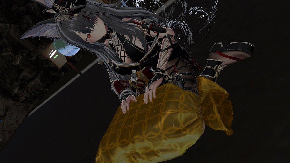 huwamokoneko's tweet photo. #VRChat #DigLife
おはもこ、昨日はVRC潮干狩りをしていたよ、目的のものでたと興奮してたら拾えなくて虚無になった私がこちら
そんな中だけど今日も頑張っていこー https://t.co/wIZqxzxrCf