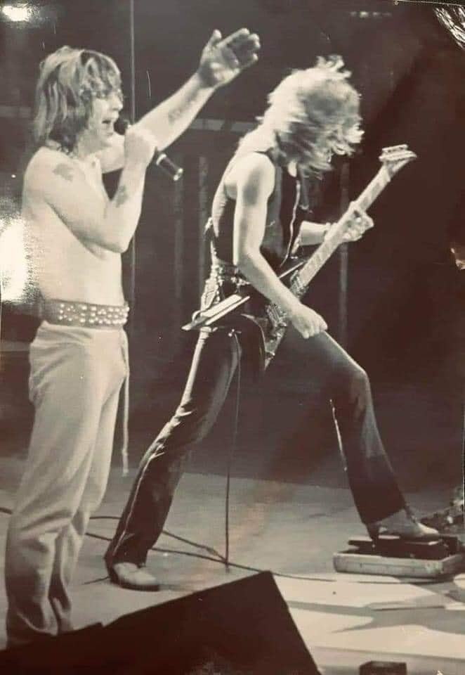 Ozzy Osbourne and Randy Rhoads
