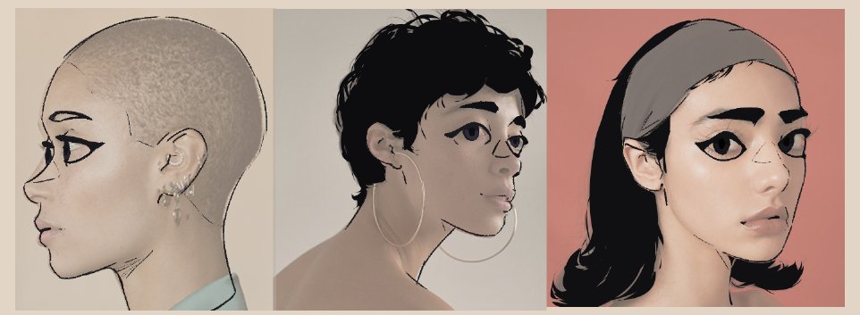 Study! Head anatomy breakdown and expressions/stylization!