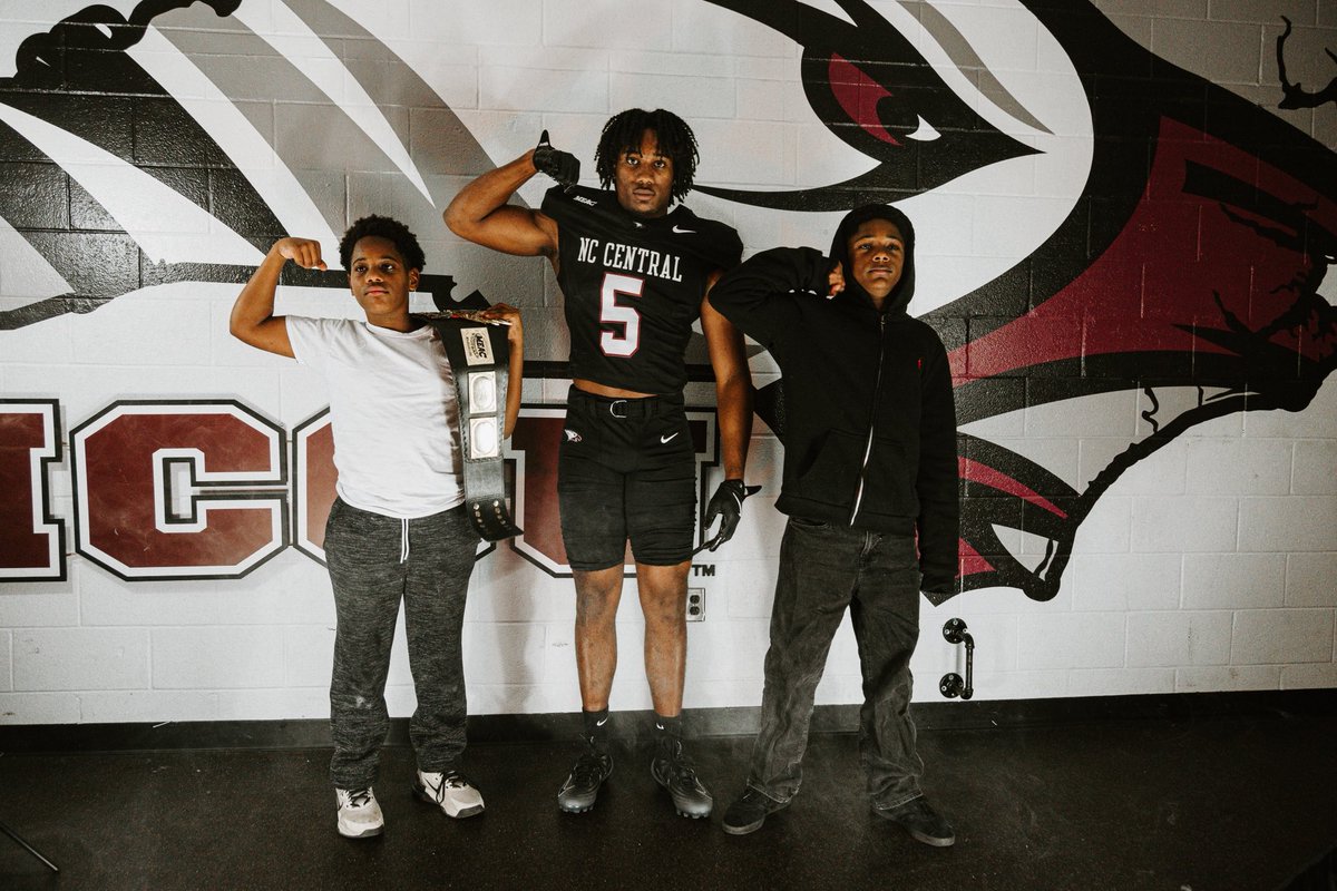 nasir_spruill's tweet photo. Had a great time at my official visit to North Carolina Central University 🦅 https://t.co/tjMAfIeHZ9