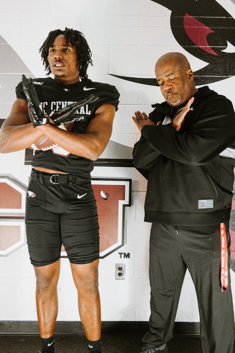 nasir_spruill's tweet photo. Had a great time at my official visit to North Carolina Central University 🦅 https://t.co/tjMAfIeHZ9