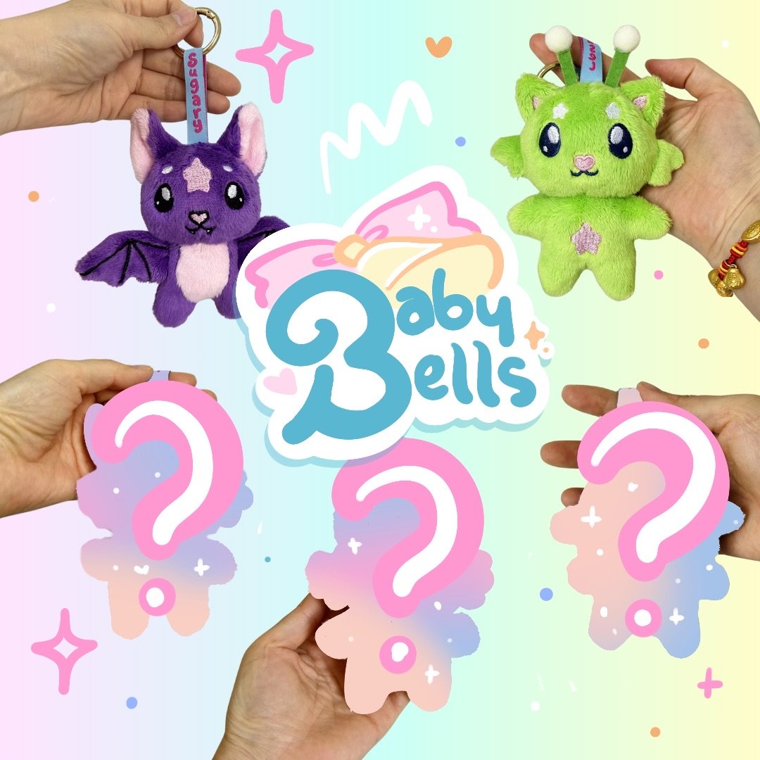 Second Baby-Bell reveal: Blep the Alien Kitty!!! 👽🐱