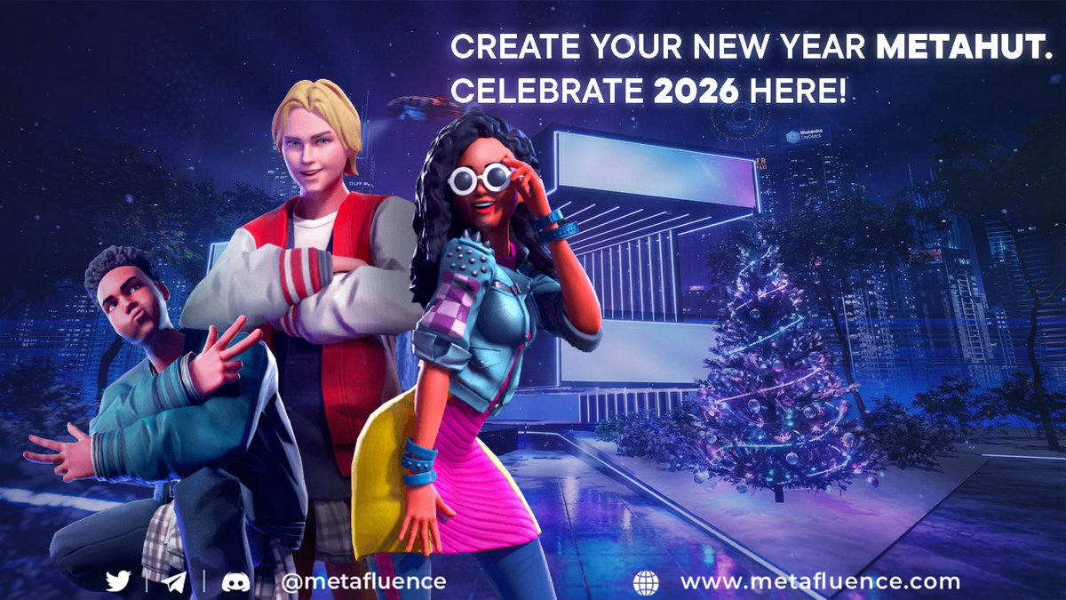 Build your exclusive Metahut and make this New Year unforgettable!
 Dance floor under a glowing Christmas tree
 Snow effects &amp; fireworks show
 Secret Santa gift corner (surprise your friends!)
 Exclusive New Year emotes &amp; limited outfit gifts