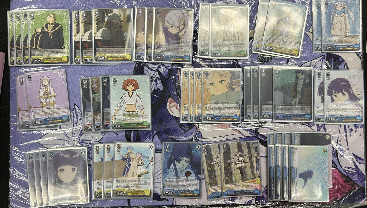 88 Cardhouse Weiss Schwarz EN Frieren Meister Cup 12/10/25, 6 Players

1st 8 Gate
2nd 8 Gate
3rd 8 Standby
4th 8 Book

#ws2tcg #WeissSchwarz #ヴァイスシュヴァルツ