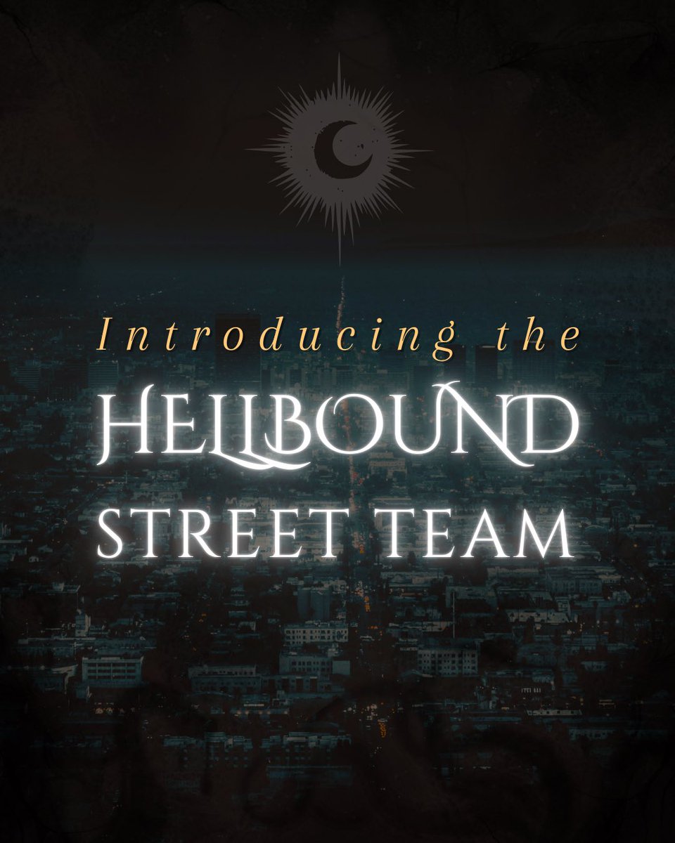 StephanieBinx's tweet image. Very excited to announce the Hellbound street team roster! These amazing humans are in for a hell of a ride.

#SeeYouInHell #Hellbound