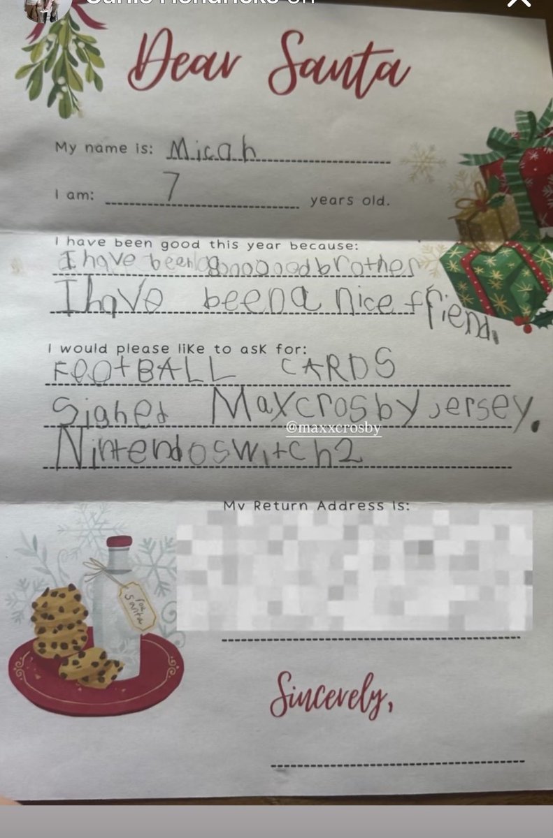 KingCashOuts's tweet photo. My son wants a signed Crosby jersey for Christmas. @CrosbyMaxx hook a brother up!! 🦅🦅 https://t.co/HrPkMaPMDr