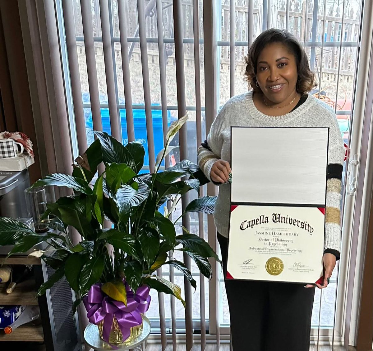 (Metro Charlotte Members) Congratulations to our chapter member, Dr. Jasmine Hamlehdary, on completing her Doctoral degree! Dr. Hamlehdary is a 2008 JSU alumna, our chapter's previous Events Chair and proud member Alpha Kappa Alpha Sorority, Inc.