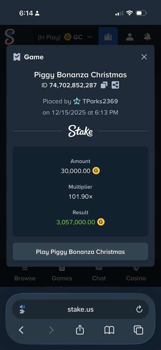Tyler_Parks23's tweet photo. @StakeUsa First bonus 😎
Tparks2369 https://t.co/PWg4bK2np1