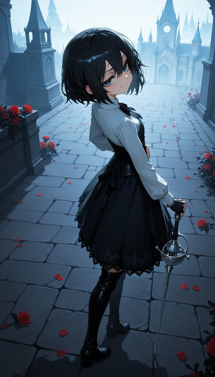 QT Swords &amp; Roses

Fast and deadly~

Thank you for the invite <a href="/Pinpin_X342/">Pinpin</a> 
I'll invite
<a href="/SerenaAkagawa/">Serena Akagawa</a> 
<a href="/PantasticDesign/">すしえのき🍣AIイラスト</a> 
<a href="/SuperMosh1990/">SuperMosh1990 🍡☢️🐇</a> 

#AIイラスト #AIart #MidnightAlice