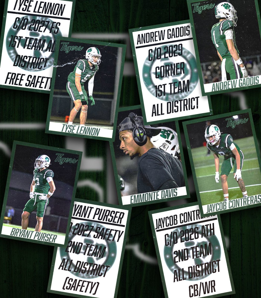 First year coaching the secondary.
4 DBs. 4 All-District honors.
Coachable. Tough. Competitive.
Truth be told it was all there first year playing DB! The blueprint is set who’s next? 🏆#RecruitTheRidge