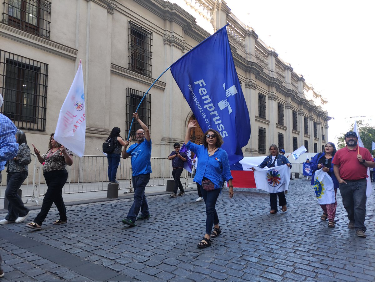 #Reajuste 🔵 Fenpruss presente en nueva reunión de los gremios del sector público con el Ministerio de Hacienda, en la cual se tratan las materias económicas del petitorio. 💙

👀 Este año los gremios pedimos un reajuste del 2% real, es decir, sobre el IPC. ☝🏼
