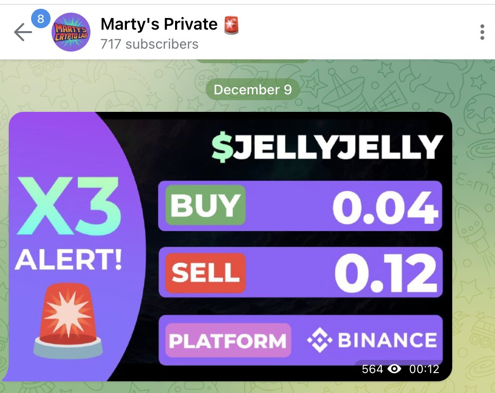 JELLYJELLY did a 3x based on my Telegram signal. #JELLYJELLY #JELLYJELLYUSDT