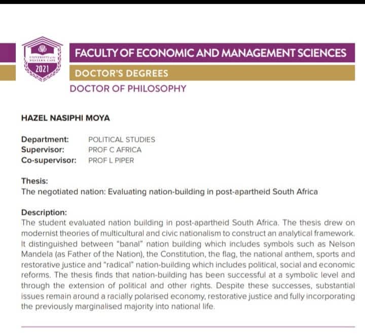 Dr Nasiphi Moya tweet media