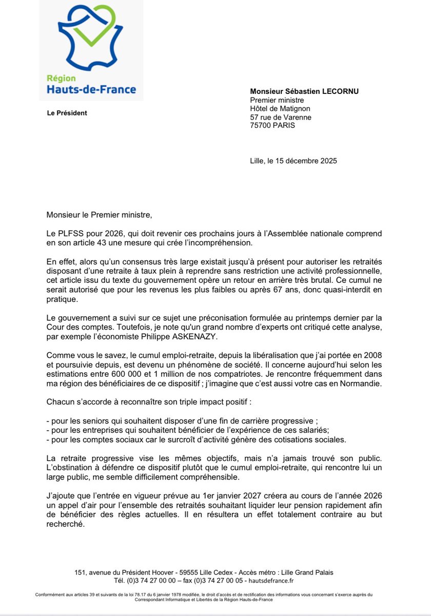 Xavier Bertrand tweet media