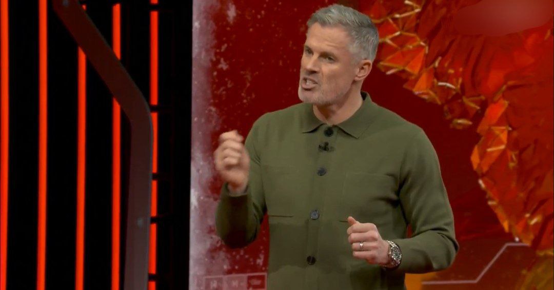 JackJ48814's tweet photo. 🎙️ Jamie Carragher:

“Can you imagine Mohamed Salah in Saudi Arabia, watching Liverpool walk out for a Champions League final?” 👀

A powerful question… and one that says a lot about how this saga is being viewed. 🔴🗣️ https://t.co/NSjD85Eg1v