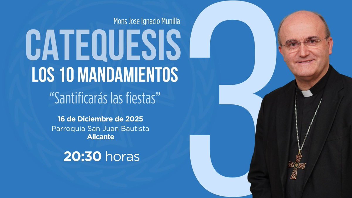 📆 16 DE DICIEMBRE DE 2025

📍 PARROQUIA SAN JUAN BAUTISTA (ALICANTE)

🕢 20:30 HORAS