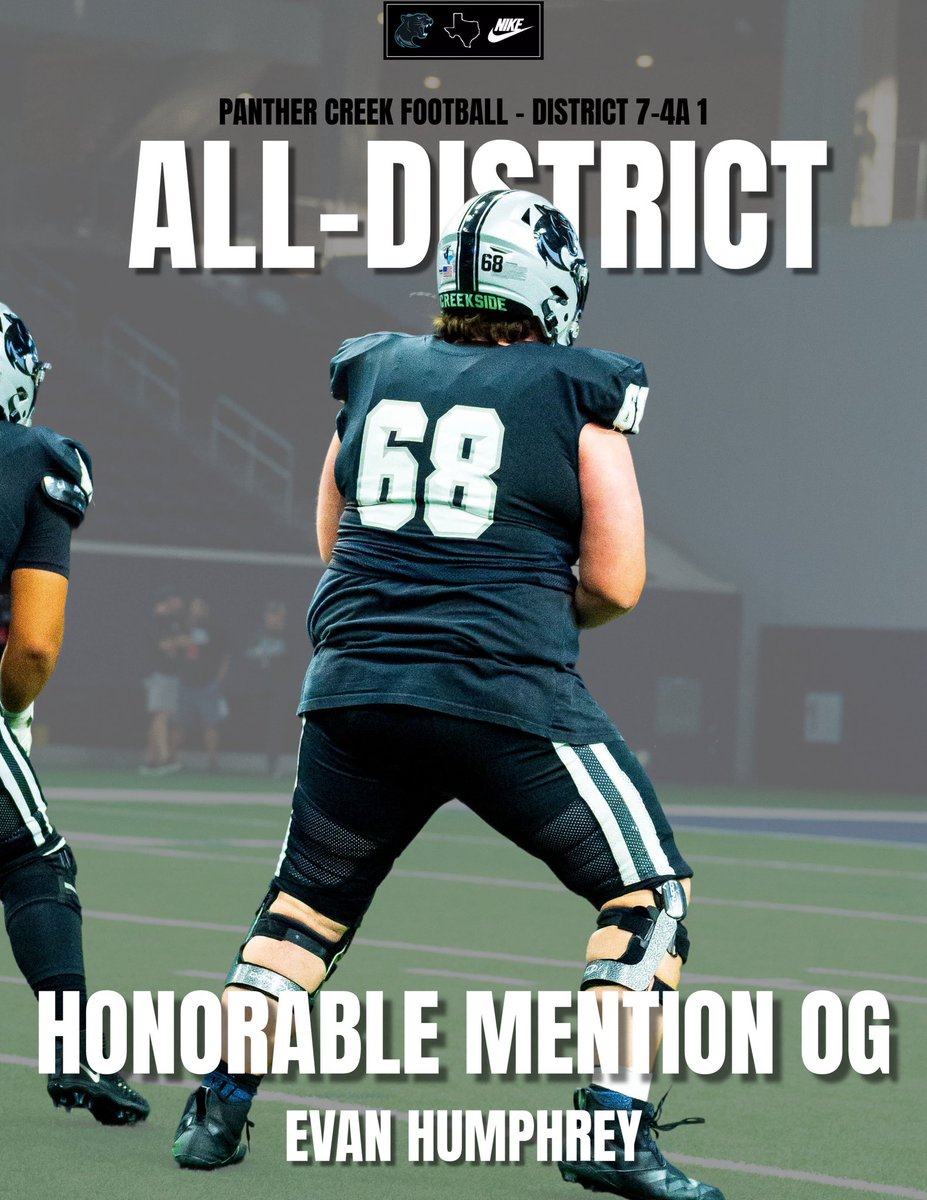 PCHSfriscoFB's tweet photo. Congrats to our All-District Honorable Mention Offense Recipients!

#CREEK https://t.co/QWKvAUSO1t