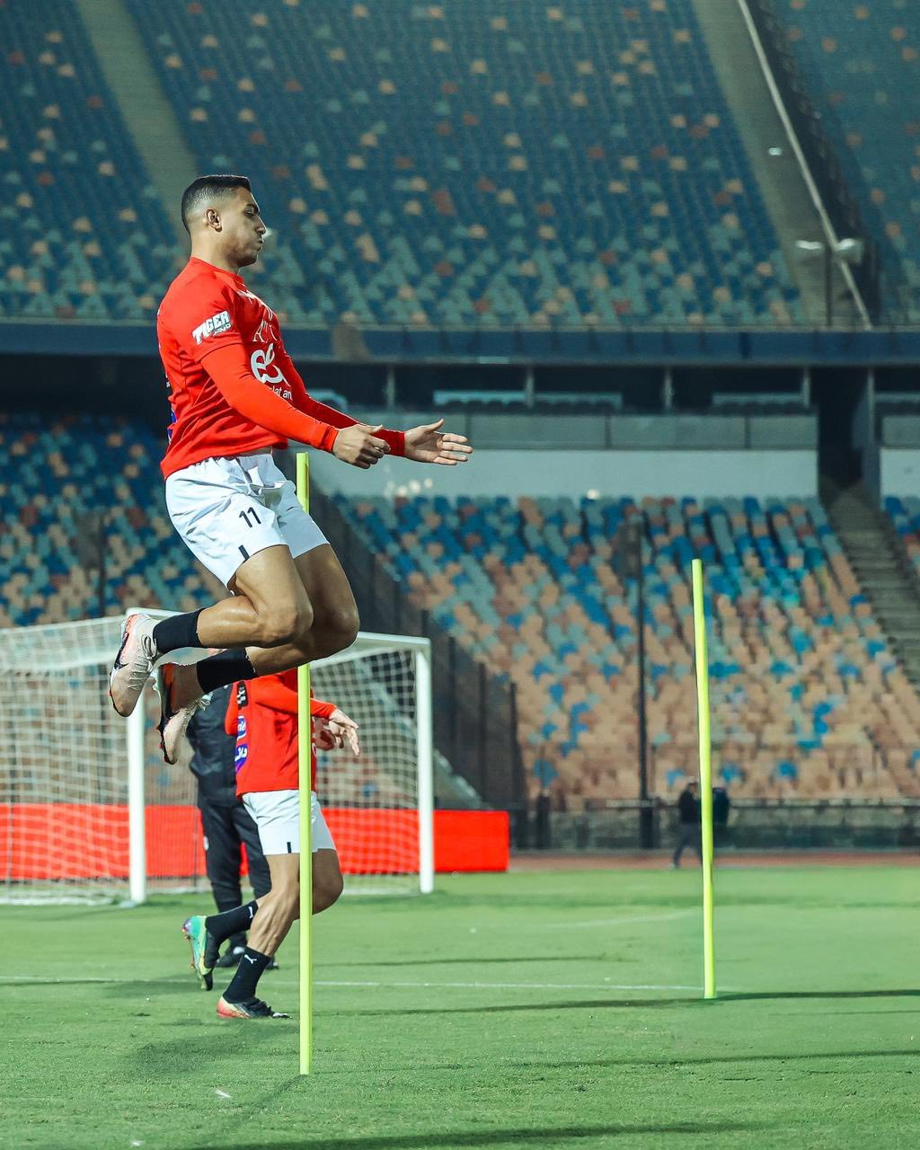 مصطفى محمد ينضم لتدريبات منتخب مصر قبل مواجهة نيجيريا. VIA 