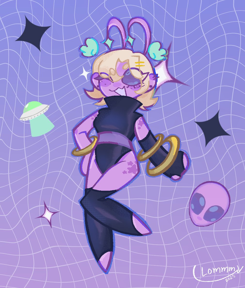 AnimatesBell's tweet image. Loomi✨👽
Redesign of my first ever vtuber design