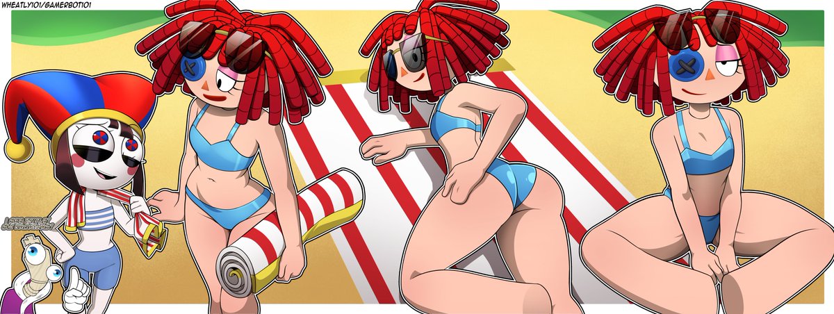 sorry for the wait! but here bikini raggy! set (1/3)