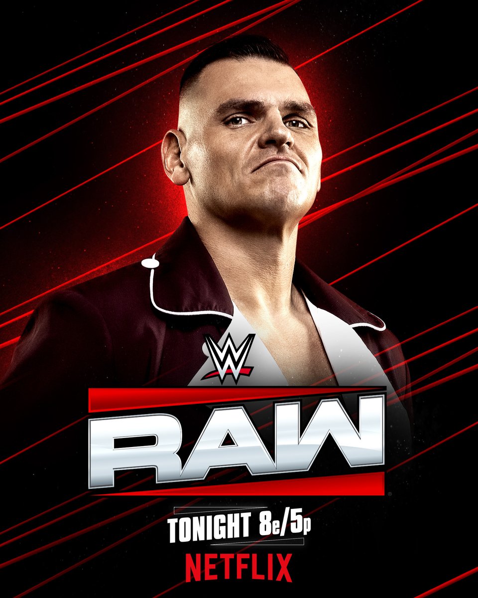 WWE's tweet image. After making @JohnCena tap out to end The GOAT's career, The Ring General @Gunther_AUT will be LIVE on #WWERaw TONIGHT in Hershey!

📺 8e/5p on @netflix