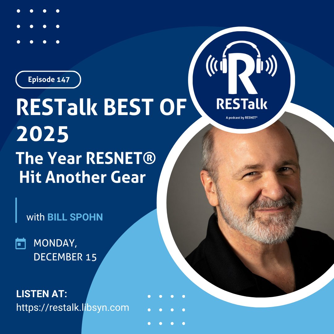 resnetus's tweet photo. Catch up on the best of RESTalk2025

https://t.co/fMzTeHRX7k

 #RESTalk #RESNET #Podcast #BuildingScience #EnergyEfficiency #HomePerformance https://t.co/GhzwigtVpE