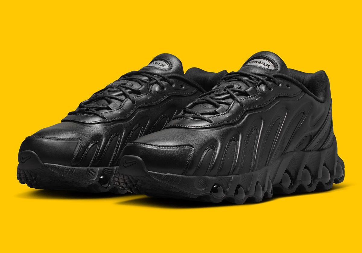 The Nike Air Max DN8 has an all-black leather style dropping too 