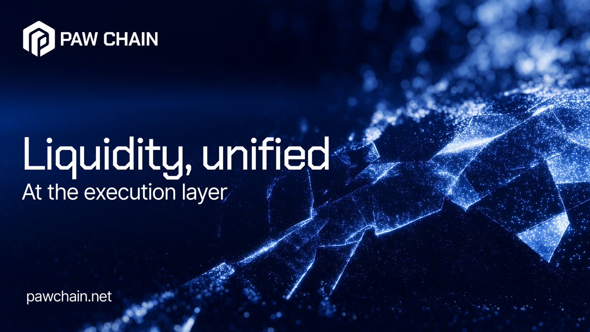 GM ☕️

One thing we see a lot when building cross-chain systems is how quietly liquidity fragmentation shows up in day-to-day trading.

You feel it when execution slows, routes degrade, or a simple swap turns into a checklist. ✅

PAW operates a single, unified liquidity pool at