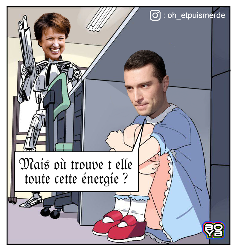 oh_etpuismerde's tweet photo. @R_Bachelot alias ROSELYNATOR. @J_Bardella https://t.co/a2WiVUrEJy