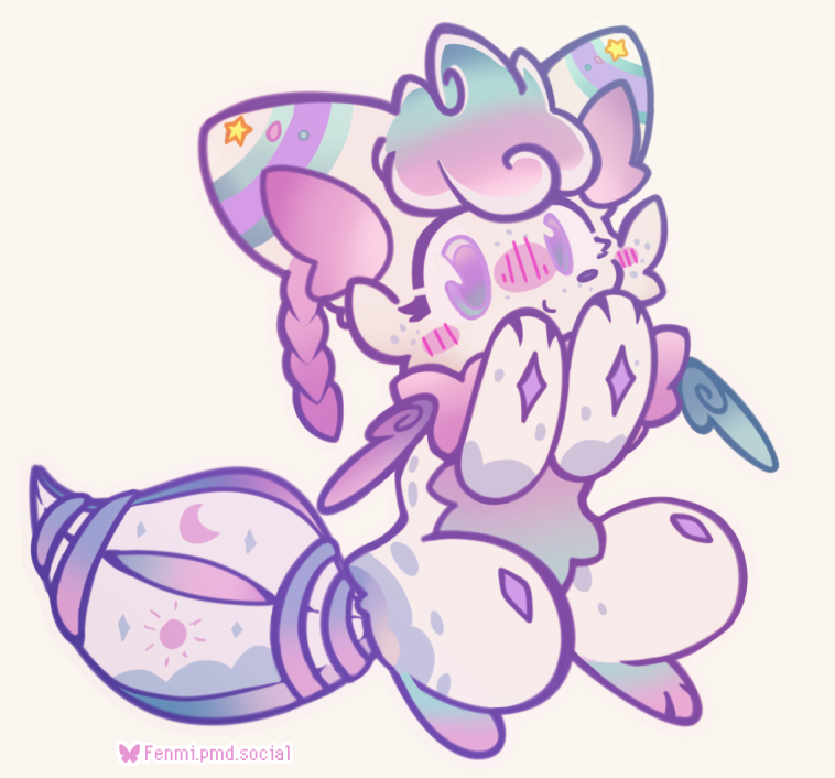 GalaxyFoxii's tweet photo. Vulpix sona 🌈 https://t.co/0c4BFblAdO