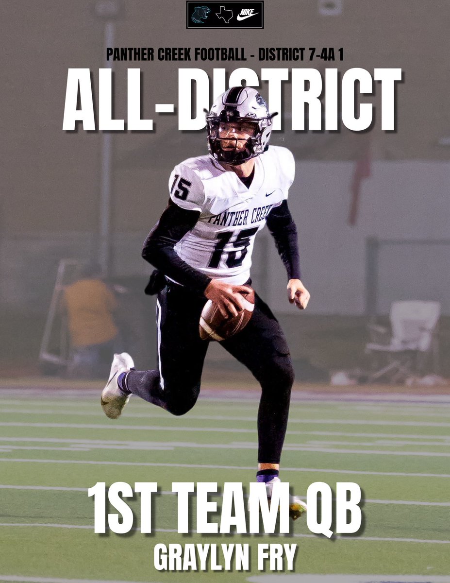 PCHSfriscoFB's tweet photo. Congrats to our 1st Team All-District Offense Recipients!

#CREEK https://t.co/vJdgnnsF80