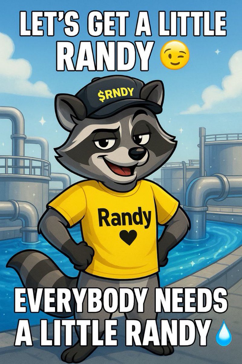 Chaoswak's tweet photo. $RNDY RandyCoin stands out in memecoins with REAL utility! 🚀 The RandyAI app trains water/wastewater operators w/ interactive simulations, cert prep, calculations & real scenarios, ensuring safer clean water & skilled pros. 

Crypto for good! 💧⚙️ @RandyCoinAI #RNDY #RandyCoin #WaterOperators

CA: 27NyeDQRmd5XoW11y8pbeaYbBYLZtuzCoxHCCc68fcmB

Let’s keep the water clean and the bags full! 🔥💎