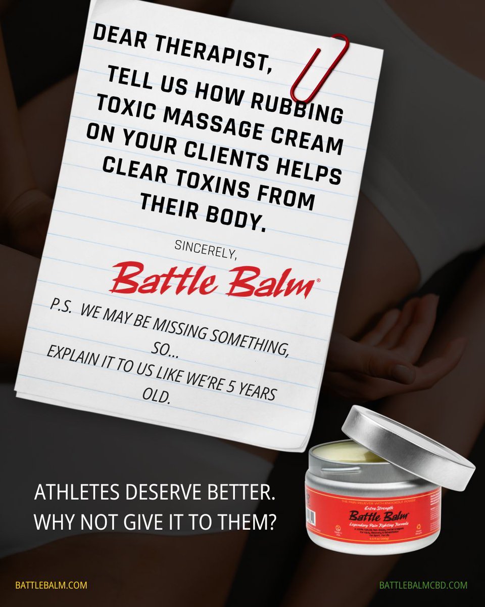 Want to treat your athletes better? Use better products. Yes, it's that simple.
100% all natural &amp; organic ingredients. Our pain reliever isn't just good. It's legendary. 
We offer wholesale accounts for clinics! Just ask.
.
.
.
.
#massagetherapy #sportsmassage #sportsinjury