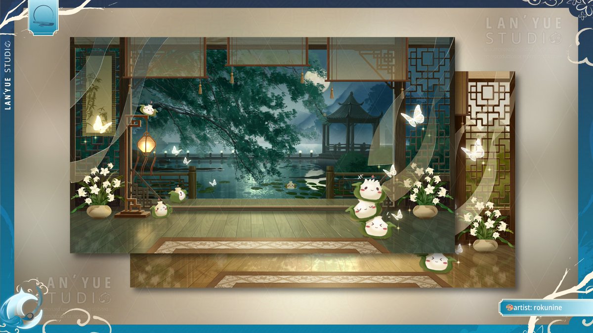 LanYue_Studio's tweet photo. background illustration commission for @inannabellvt 💛
beautiful work by @RokuNines https://t.co/jOWq8qJ5HG