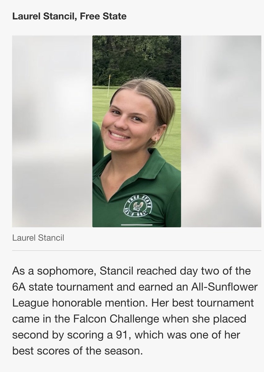 2025 <a href="/LJWpreps/">Journal-World HS</a> All-Area Girls Golf Team! Congratulations on a great season!