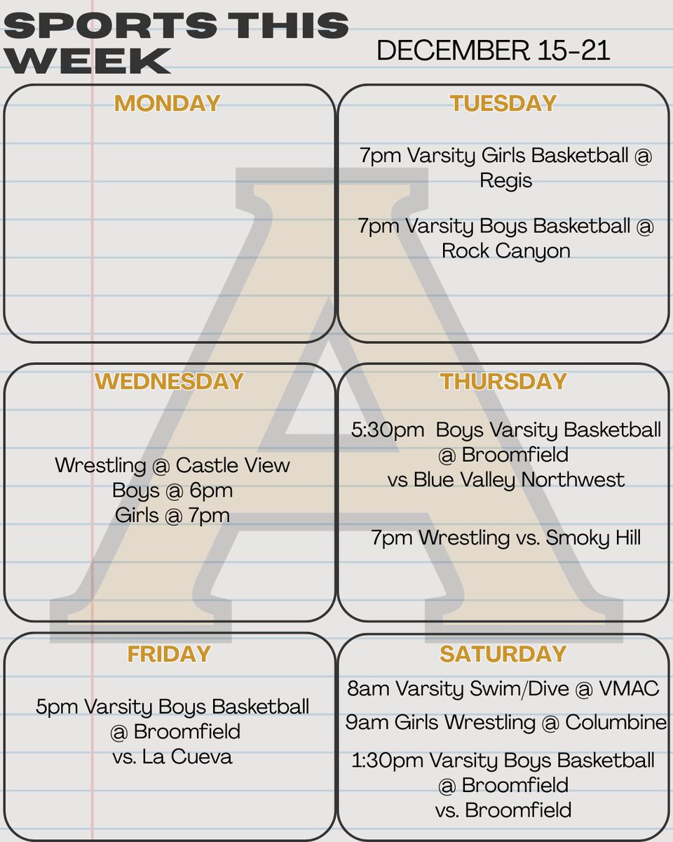 Arapahoe Athletics tweet media