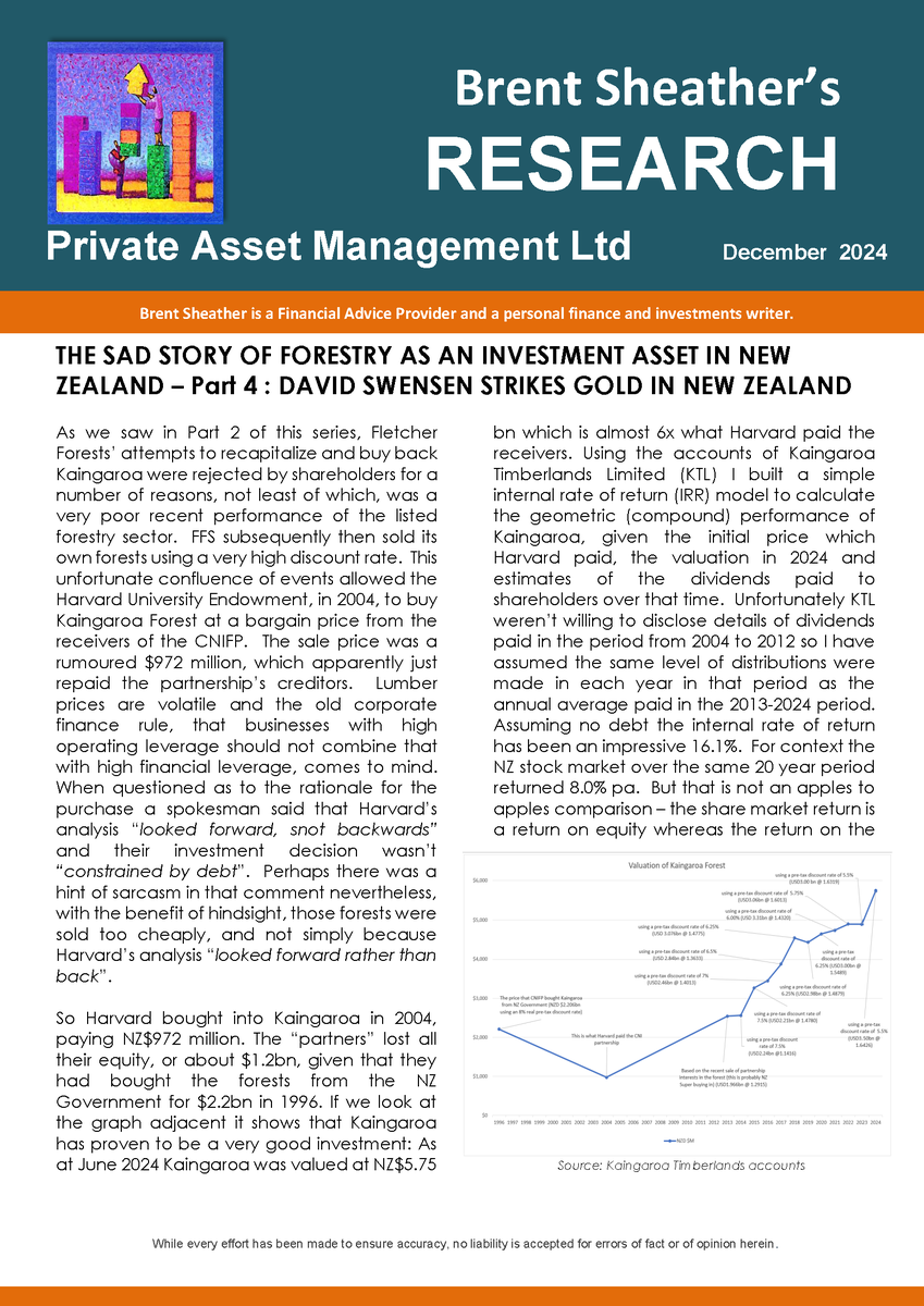 brentsheather's tweet photo. Below is my latest research: "The Sad Story Of Forestry As An Investment Asset In New Zealand - Part 4", which also appeared in the NBR. https://t.co/ahvIRaeifn