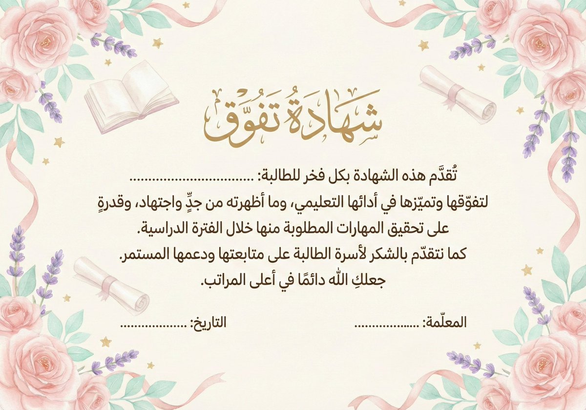 وهذي لعيونك وعيون البنات 

أي وحده عجبتكم؟!

#شهادات_شكر