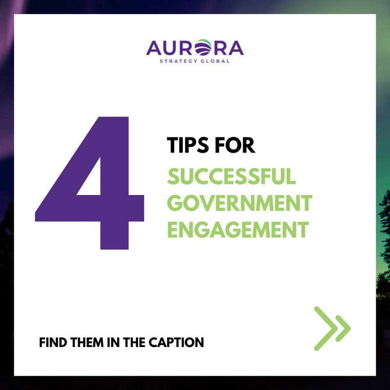 Aurora_Strategy's tweet image. 🤝 Effective government relations is about building bridges, not burning them.

1️⃣ Build relationships early
2️⃣ Understand priorities
3️⃣ Be credible
4️⃣ Follow up

Long-term influence depends on long-term relationships.

#AuroraStrategy #GovernmentRelations