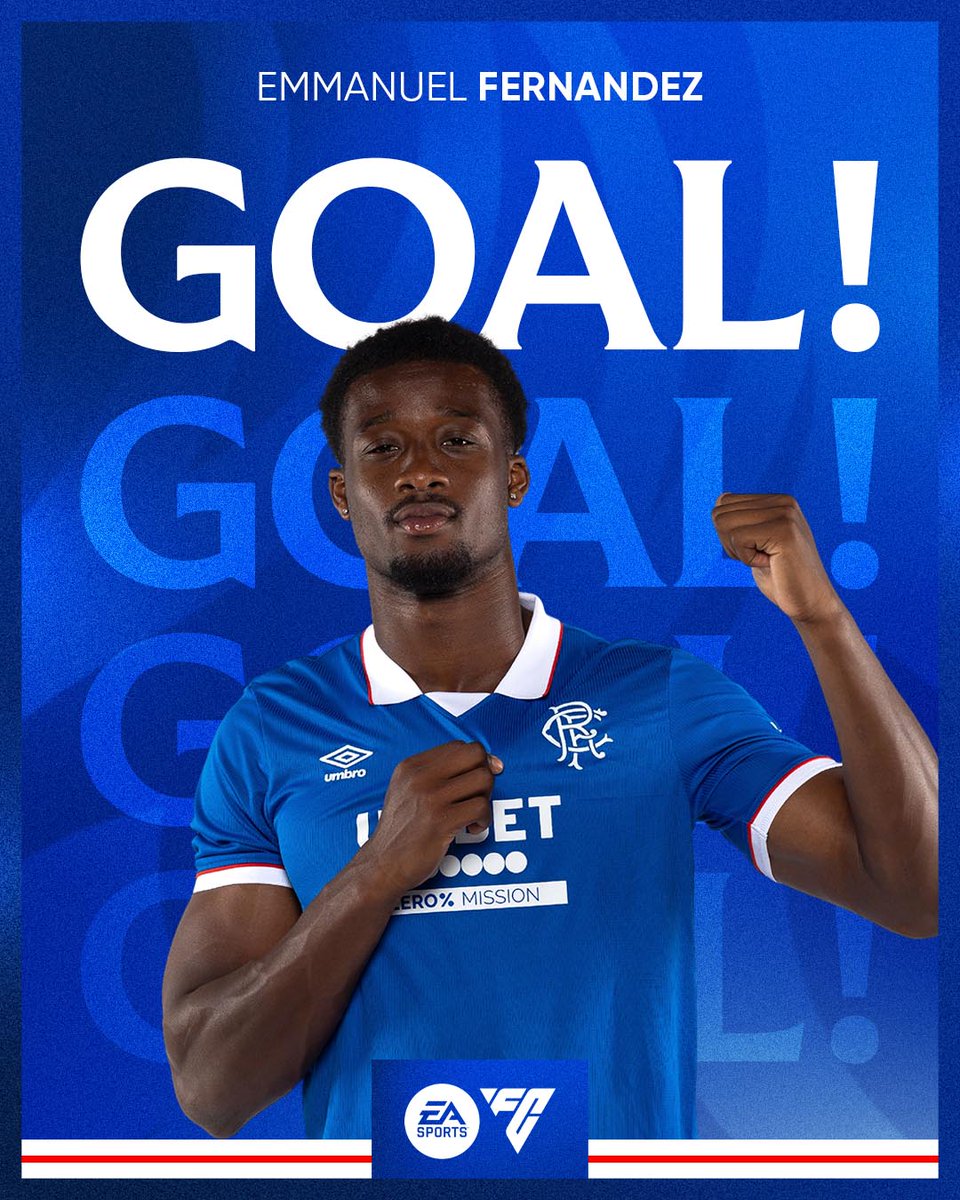 RangersFC's tweet photo. THE BIG MAN HEADS IT IN!!! https://t.co/gZzbCxRSd8