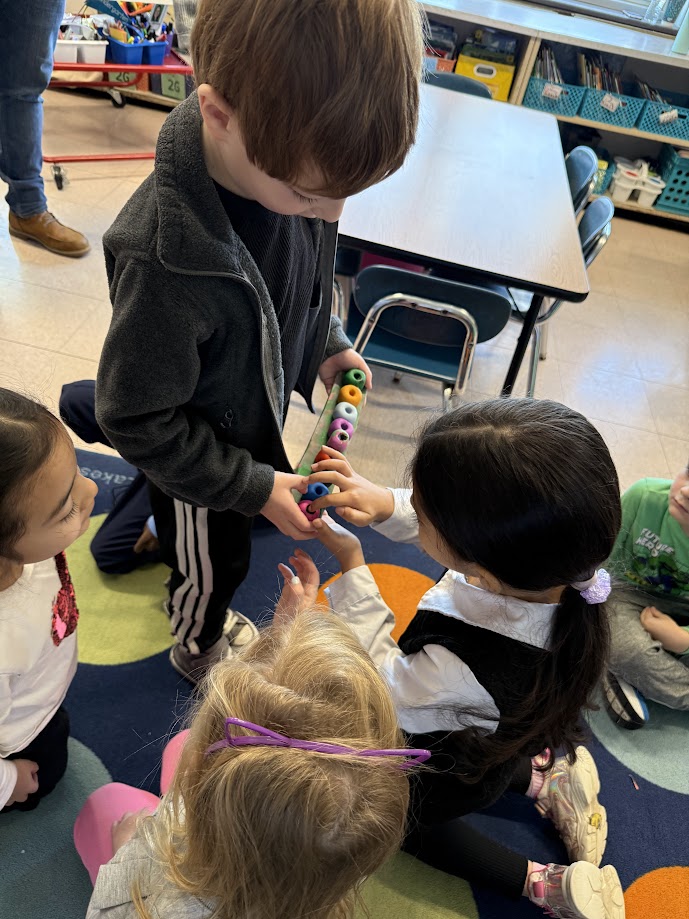 OssiningSchools's tweet photo. One of our Park School parents visited Ms. Lawrence's class today to teach our students how to play dreidel and shared a beautiful homemade menorah they use at home. Such a meaningful experience for our class!
#opride #relevantlearning #cultureofcare https://t.co/oXajiqcAdz