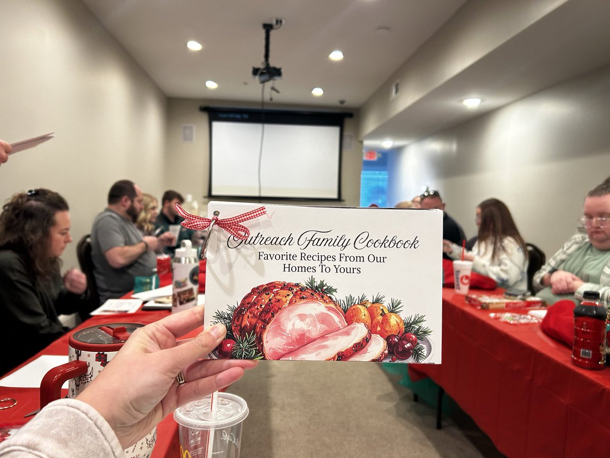 MacKenzie_KHEAA's tweet photo. A cookbook with all of our families’ favorites! #KHEAA a little after staff training fun! https://t.co/fs8kJ0H9Ag
