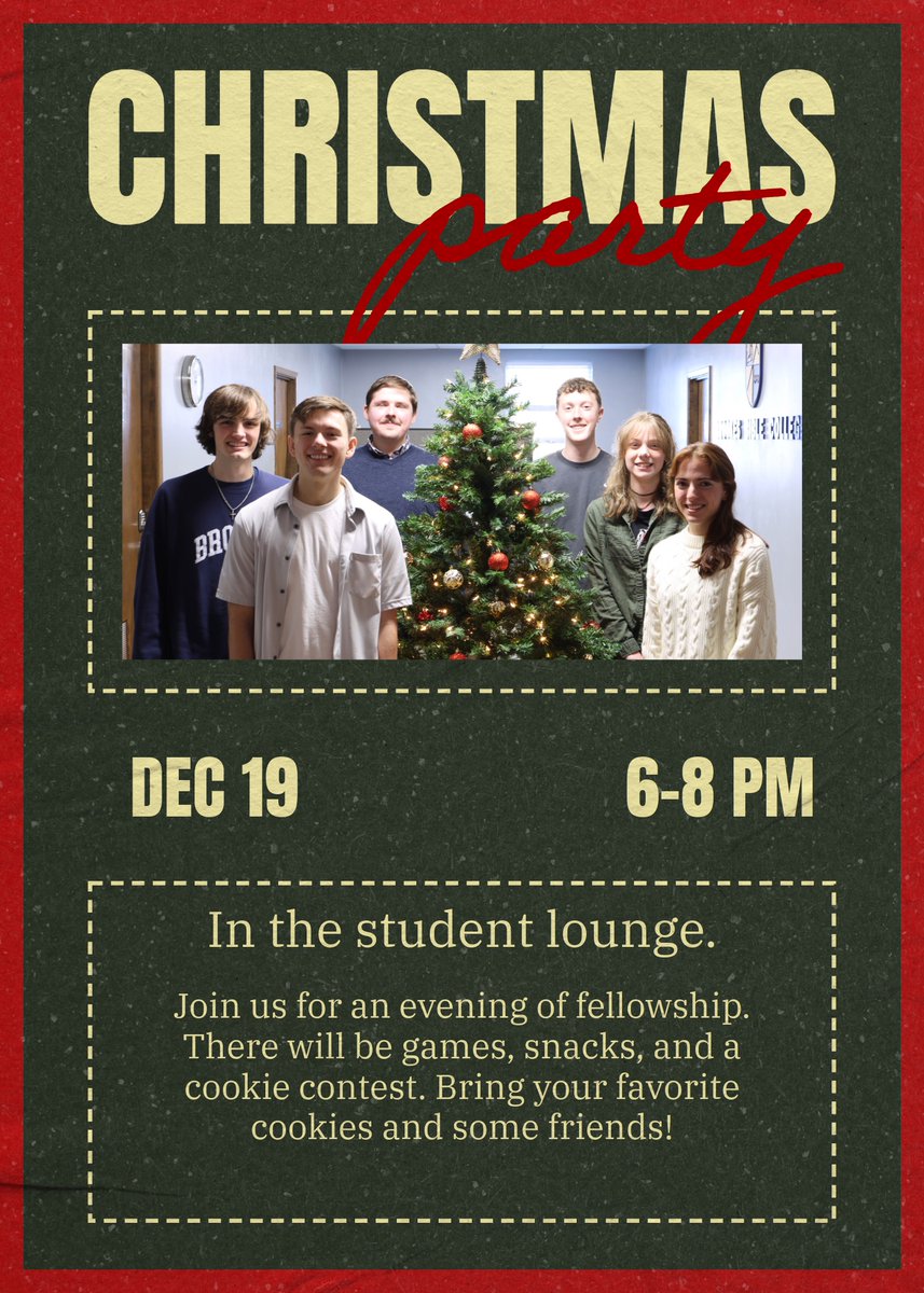 You won't want to miss out on our 2025 Christmas Party hosted by the SGA!