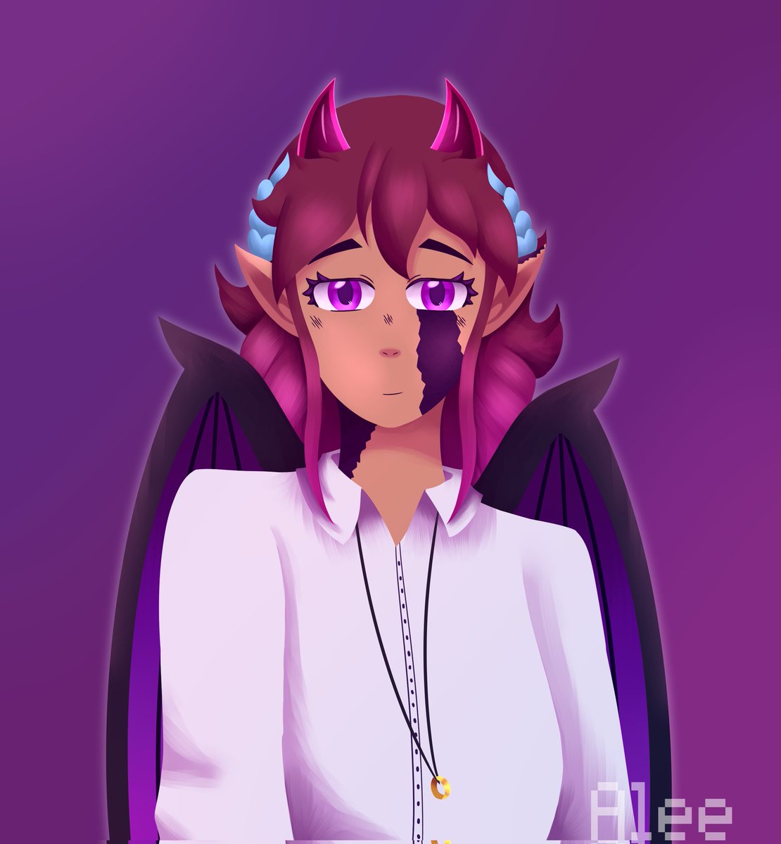 Re-dibujo x2 #digitalart #OC