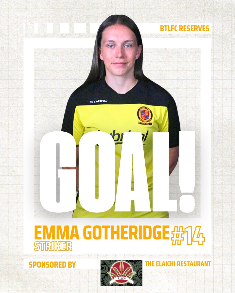 𝗚𝗢𝗔𝗟 𝗦𝗖𝗢𝗥𝗘𝗥 - 𝗥𝗘𝗦𝗘𝗥𝗩𝗘𝗦 𝗧𝗘𝗔𝗠

𝗘𝗺𝗺𝗮 𝗚𝗼𝘁𝗵𝗲𝗿𝗶𝗱𝗴𝗲

75th minute - Emma controlled the ball well and smashed it home from the edge of the box with a fine left footed finish.

Emma is sponsored by The Elaichi Restaurant