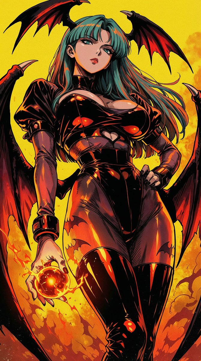 Careful… Morrigan bites 😈🔥