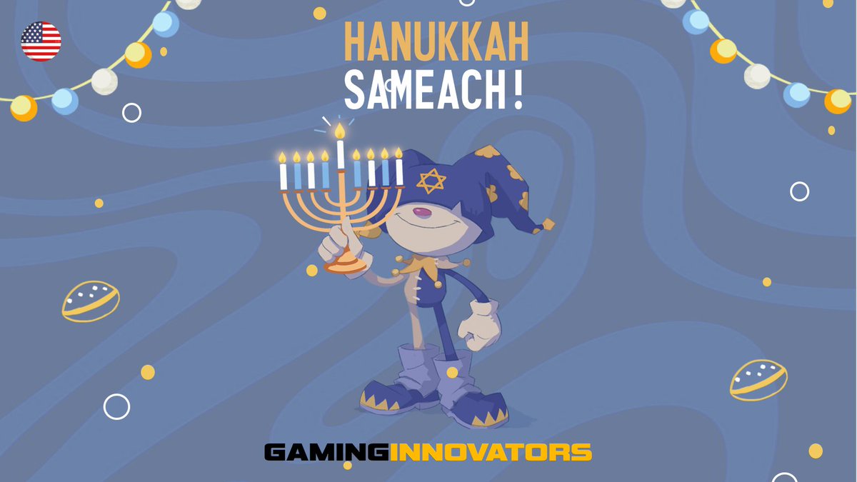 gi_playground's tweet photo. Today is the first day of Hanukkah - Festival of Lights
Then tradition says: latkes, sufganiyot, and anything that can be fried.
May this light spark ideas, creativity, and new paths — the GIway ✨
#GamingInnovators #GI #Ginno #Hanukkah https://t.co/zitIVprKRU