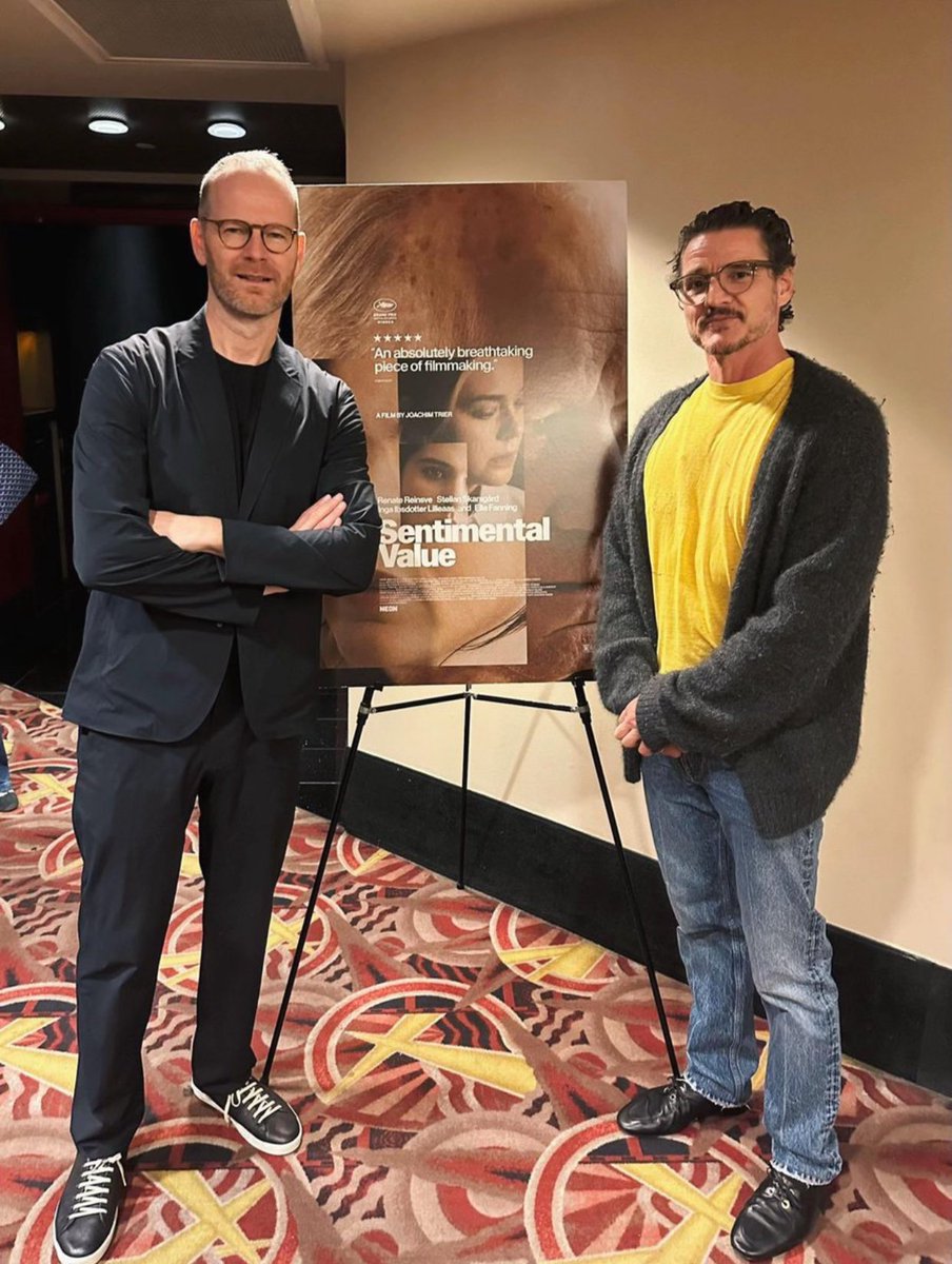 _Pascalispunk__'s tweet image. Two Pascals, one poster: proof that Sentimental Value is worth double the hype.
🎥💿❤️#PascalSquared