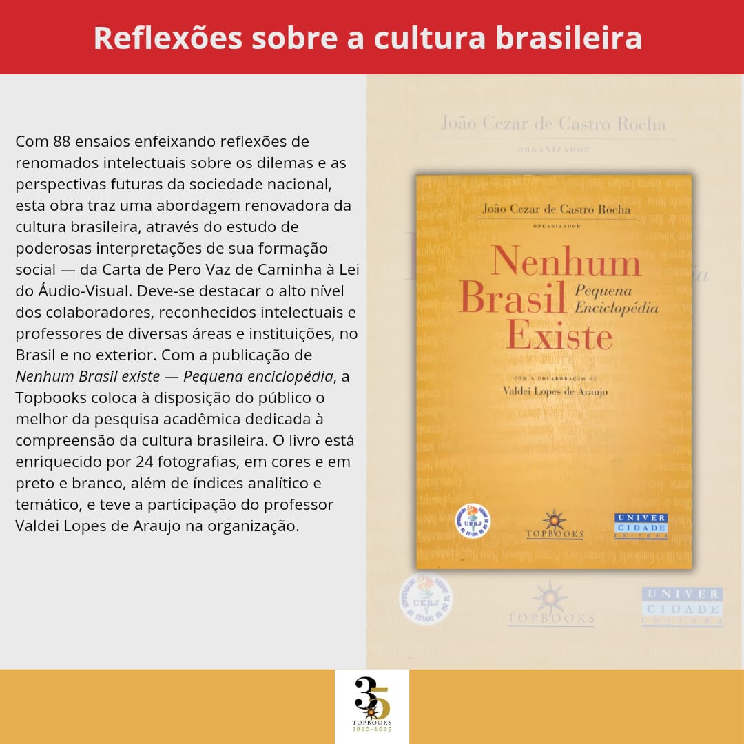 Saiba mais em:
topbooks.com.br

#topbookseditora 
#livros
#brasil
#ensaios
#sociedade
#cultura
#academicos
#leitura