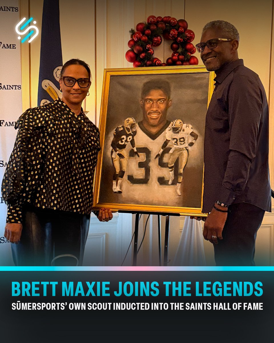 SumerSports's tweet photo. Huge congratulations to #SumerSports own, Coach Brett Maxie, on his induction into the New Orleans Saints Hall of Fame! @Saints #Saints #HOF #WhoDatNation
https://t.co/cFrge55eGt https://t.co/puXK4l2a7p